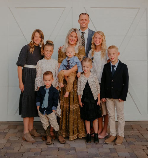 Dr. Leo Christensen and his family.